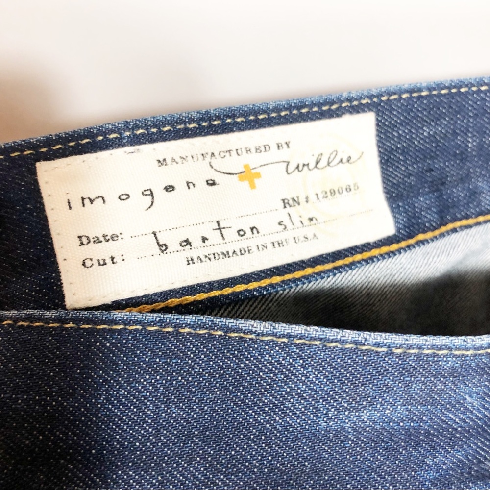 imogene + willie | Jeans Barton Slim Dark Wash 27L - Picture 2 of 5